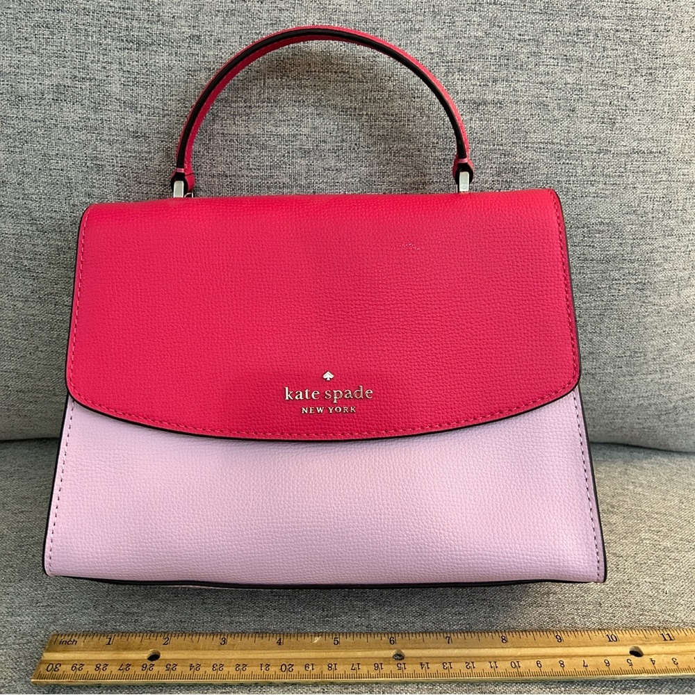 Kate Spade Darcy Colorblock Top Handle Satchel Bag - Picture 7 of 8